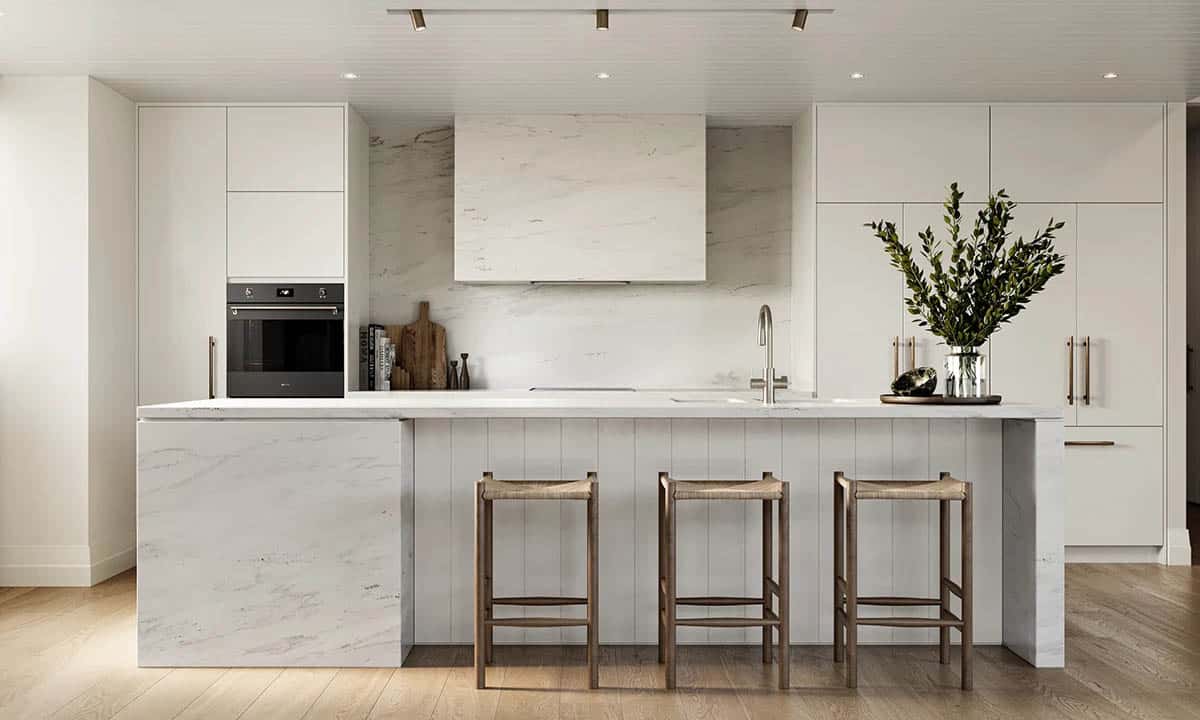 Norfolk Residences - Kitchen render