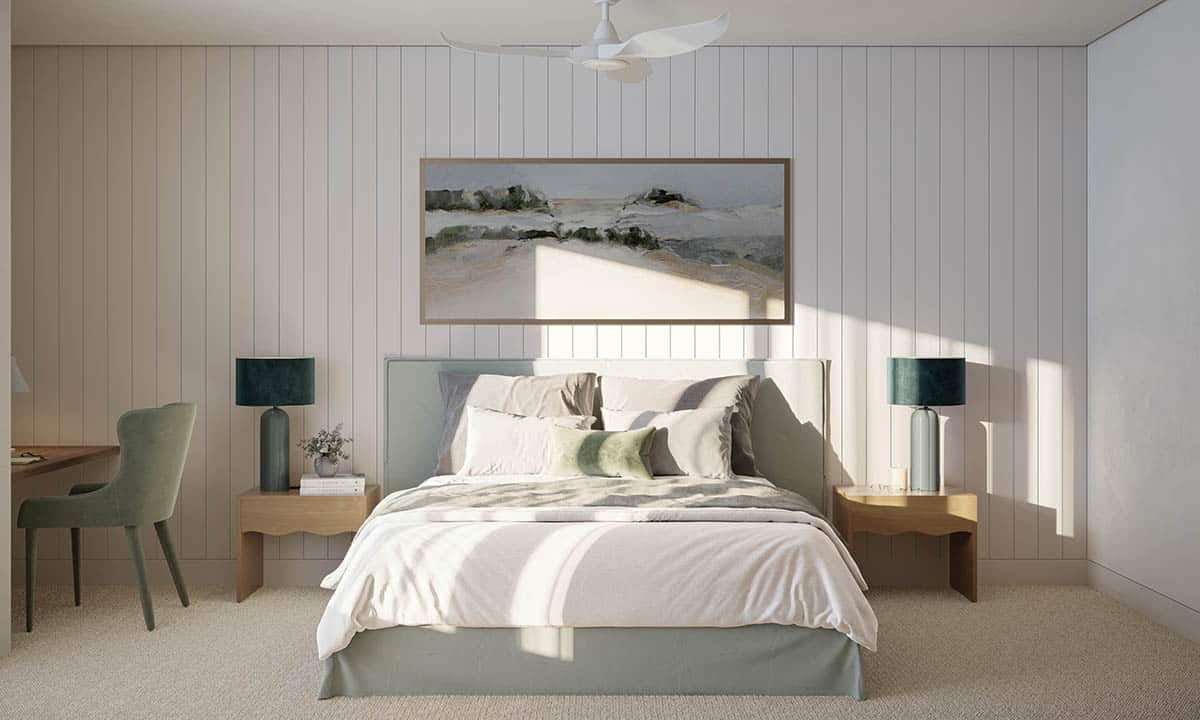 Bayside Residences - Bedroom render